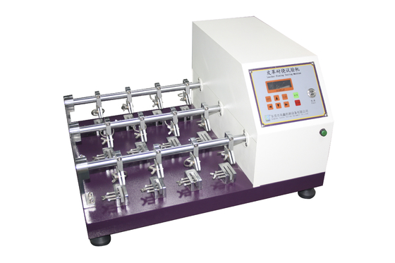 चमड़ा बल्ली फ्लेक्स प्रतिरोध परीक्षक चमड़ा फ्लेक्सोमीटर टेस्ट मशीन छह बारह स्टेशन